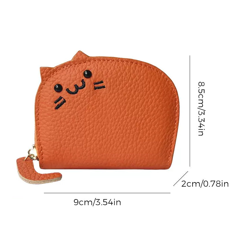 Etui na karty PU Leather Cute Cat