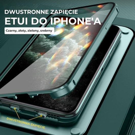 Dwustronne etui z klamrą do iPhone’a