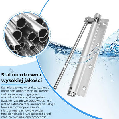 Zawiasy samozamykające do drzwi (regulowane i ciche)