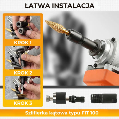 Specjalny adapter do szlifierki kątowej