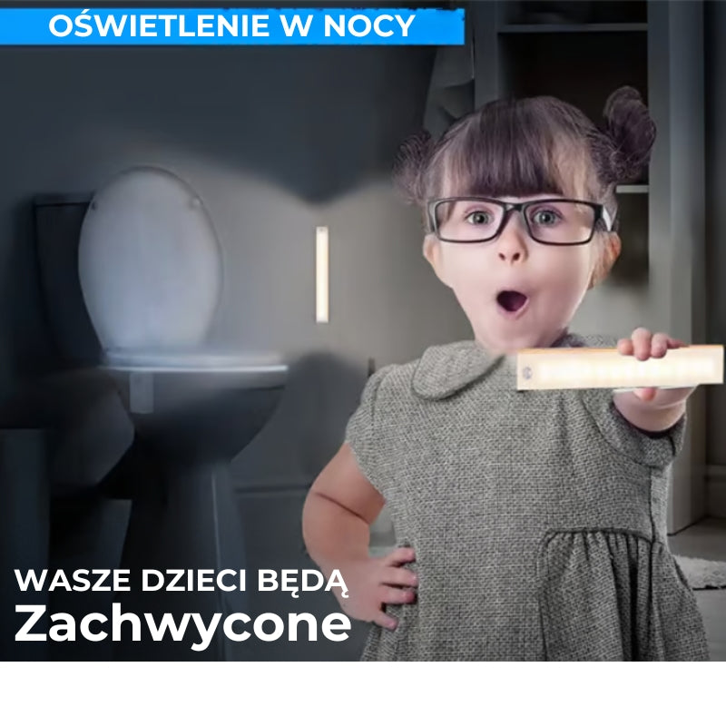 Lampa LED do domu z czujnikiem ruchu i TRZEMA temperaturami barwowymi