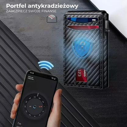 Skórzany portfel męski z ochroną RFID