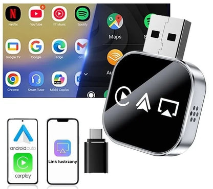 Bezprzewodowy Adapter Carplay V3 – Wyświetlanie Ekranu
