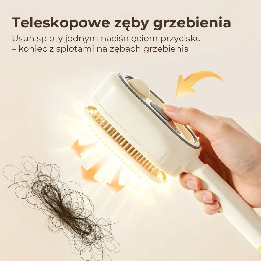 Szczotka spa 3 w 1 do skóry głowy