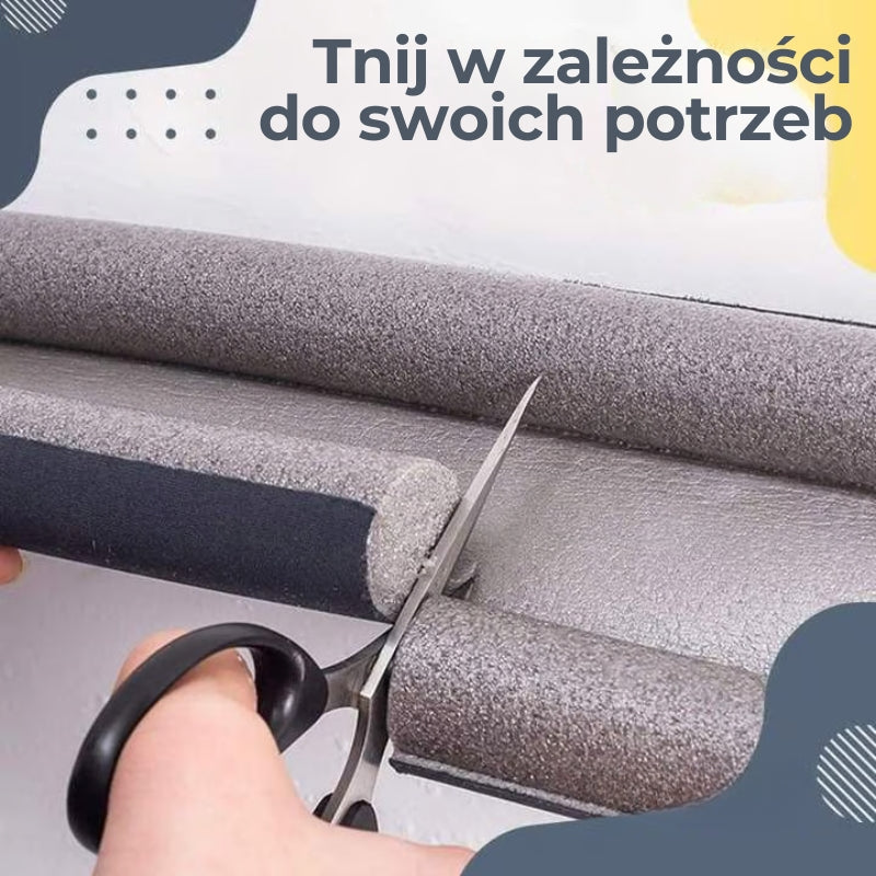 👍 Wodoodporna listwa uszczelniająca pod drzwi (izolacja akustyczna i termiczna)