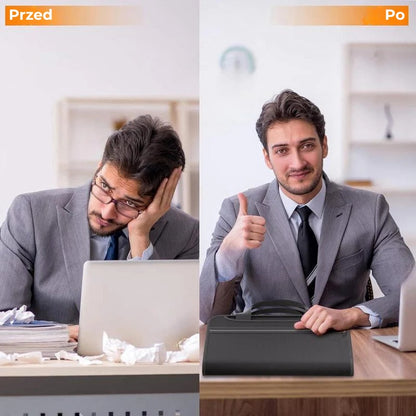 Duży, ognioodporny segregator A4 z uchwytem