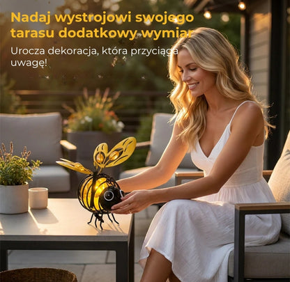 Lampa wisząca „Pszczoły” zasilana energią słoneczną