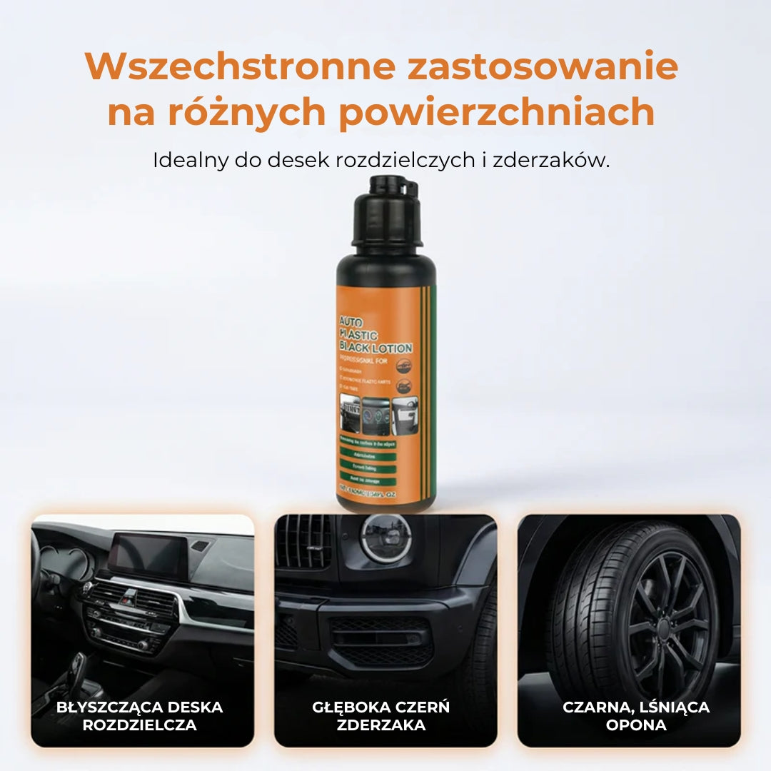 Środek do polerowania tworzyw sztucznych w samochodzie