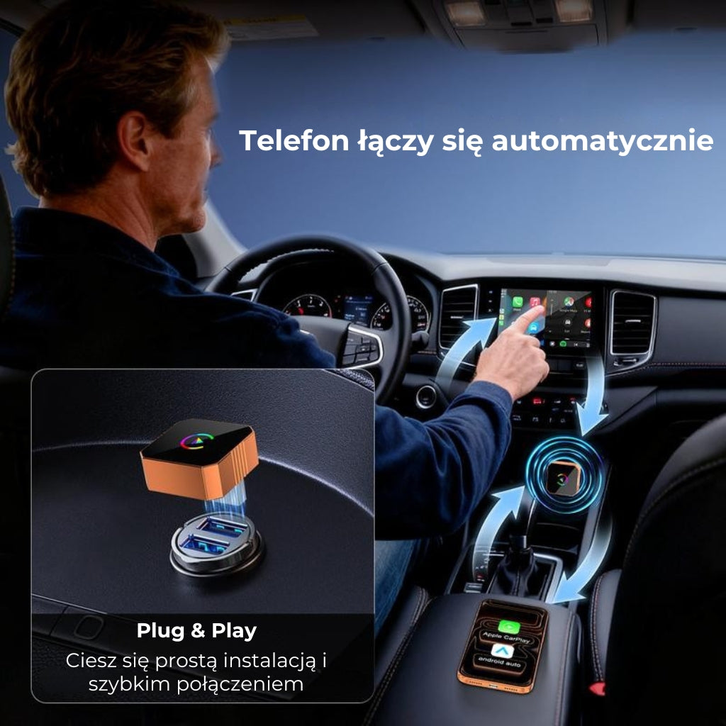 Bezprzewodowy adapter Carplay V4