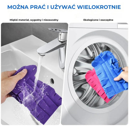 Zestaw wielokrotnego użytku ze ściereczką z polaru