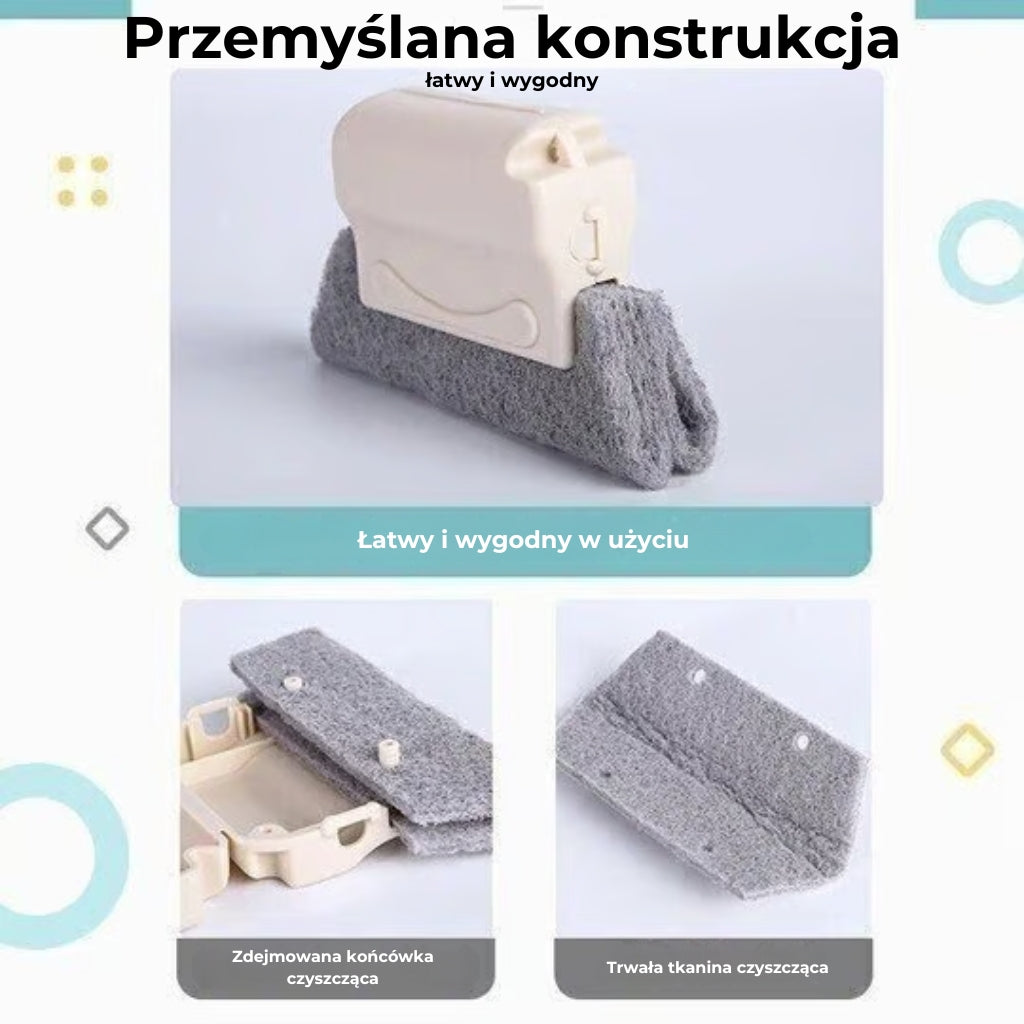 👉 Szczotka do czyszczenia rowków i szczelin okiennych