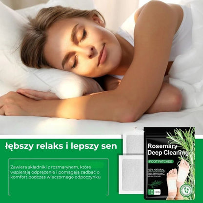 Plastry na stopy z rozmarynem i imbirem (10 szt.)