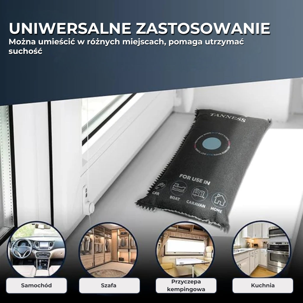 Worki osuszające z antypoślizgową podstawą, wielokrotnego użytku