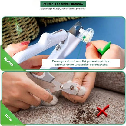 Profesjonalne cążki LED do pazurów zwierząt domowych