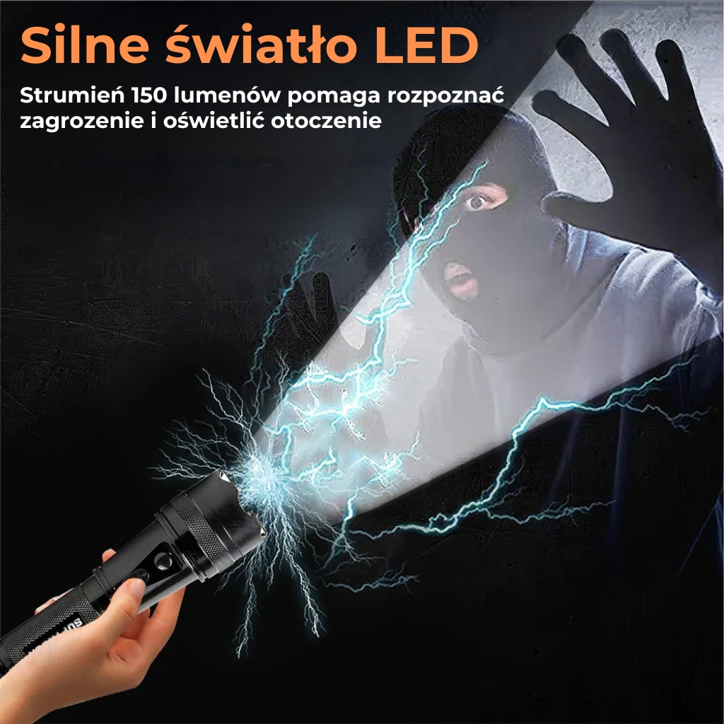 Latarka taktyczna VoltGuard X95 ⚡ Mocne światło i realne poczucie bezpieczeństwa