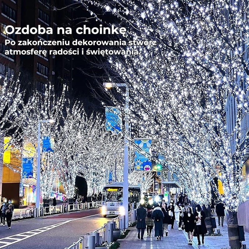 Łańcuch świetlny LED z miedzianym przewodem