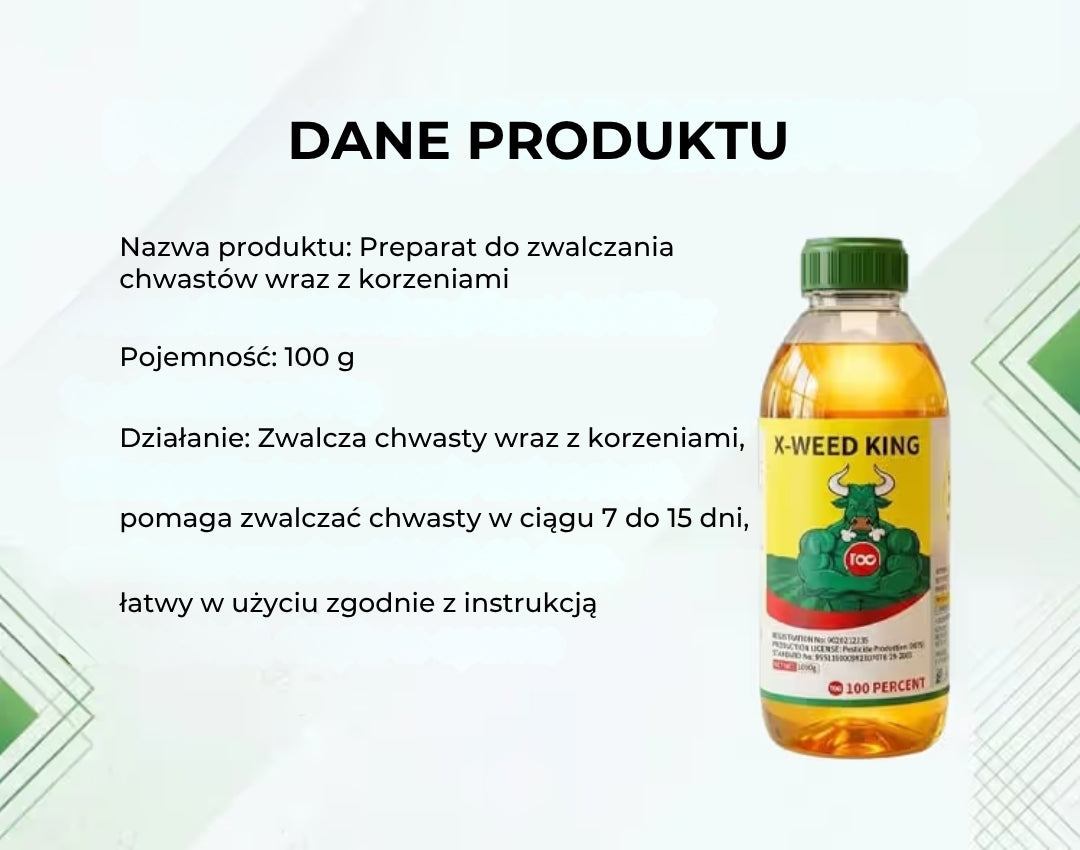 Środek do zwalczania chwastów 2 w 1