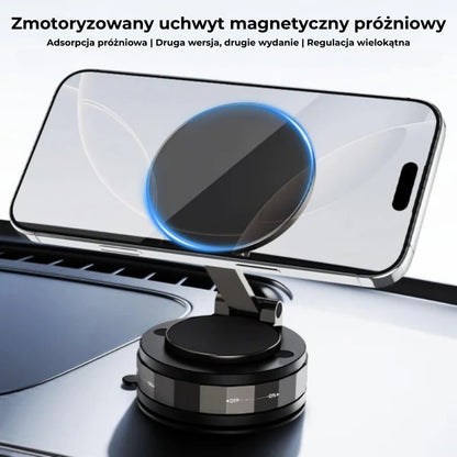 Magnetyczna przyssawka - Składany uchwyt na telefon 360° z blokadą próżniową