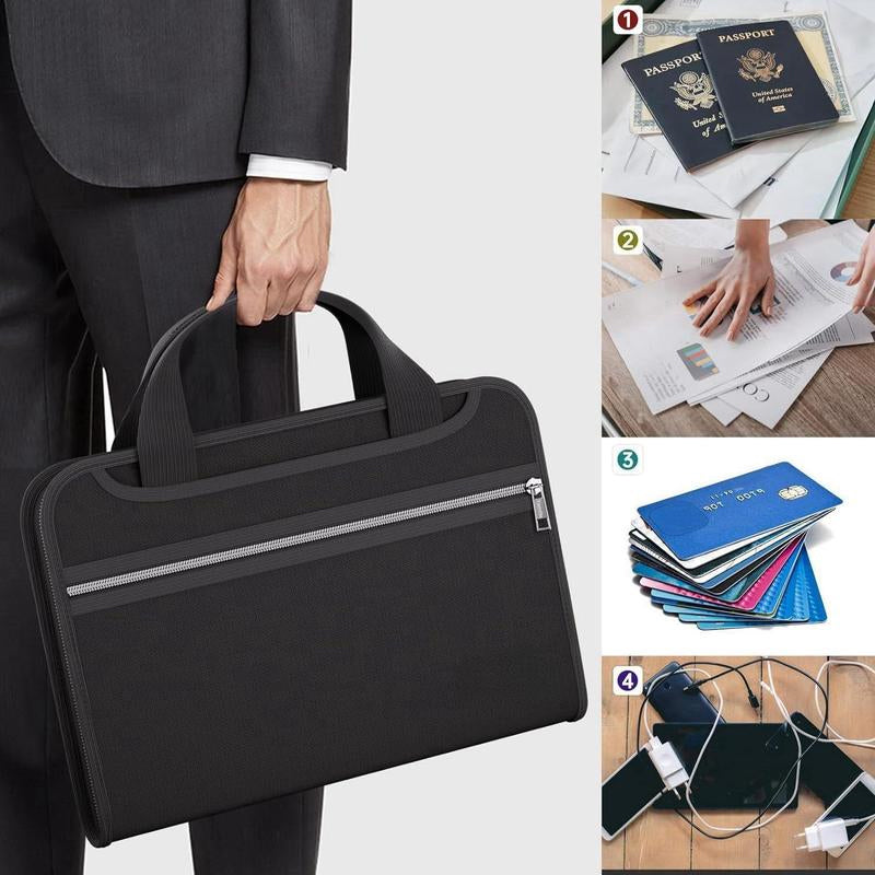 Duży, ognioodporny segregator A4 z uchwytem