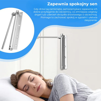 Zawiasy samozamykające do drzwi (regulowane i ciche)