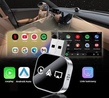 Bezprzewodowy Adapter Carplay V3 – Wyświetlanie Ekranu