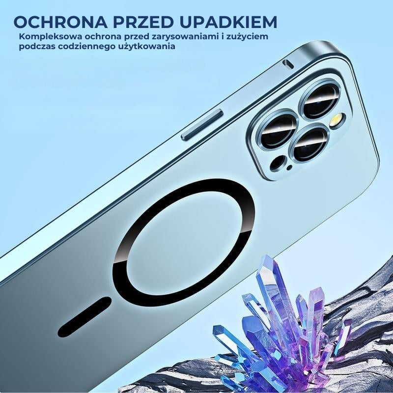 Aluminiowe magnetyczne etui MagSafe do iPhone'a