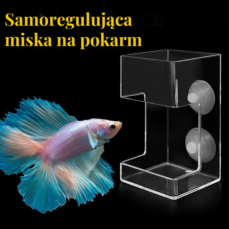 Karmnik do akwarium bez śmieci