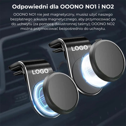 Kompaktowy magnetyczny uchwyt samochodowy na telefon