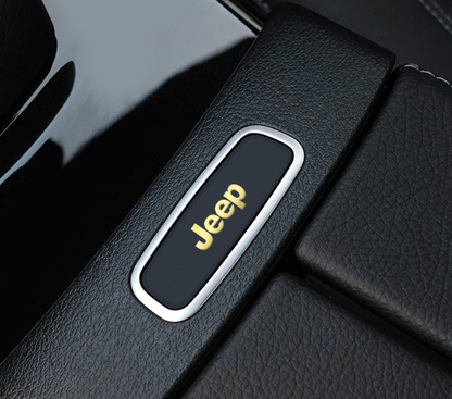 Metalowe naklejki samochodowe | zestaw 4 sztuk