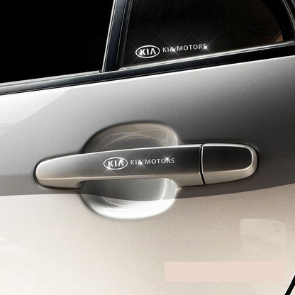 Metalowe naklejki samochodowe | zestaw 4 sztuk