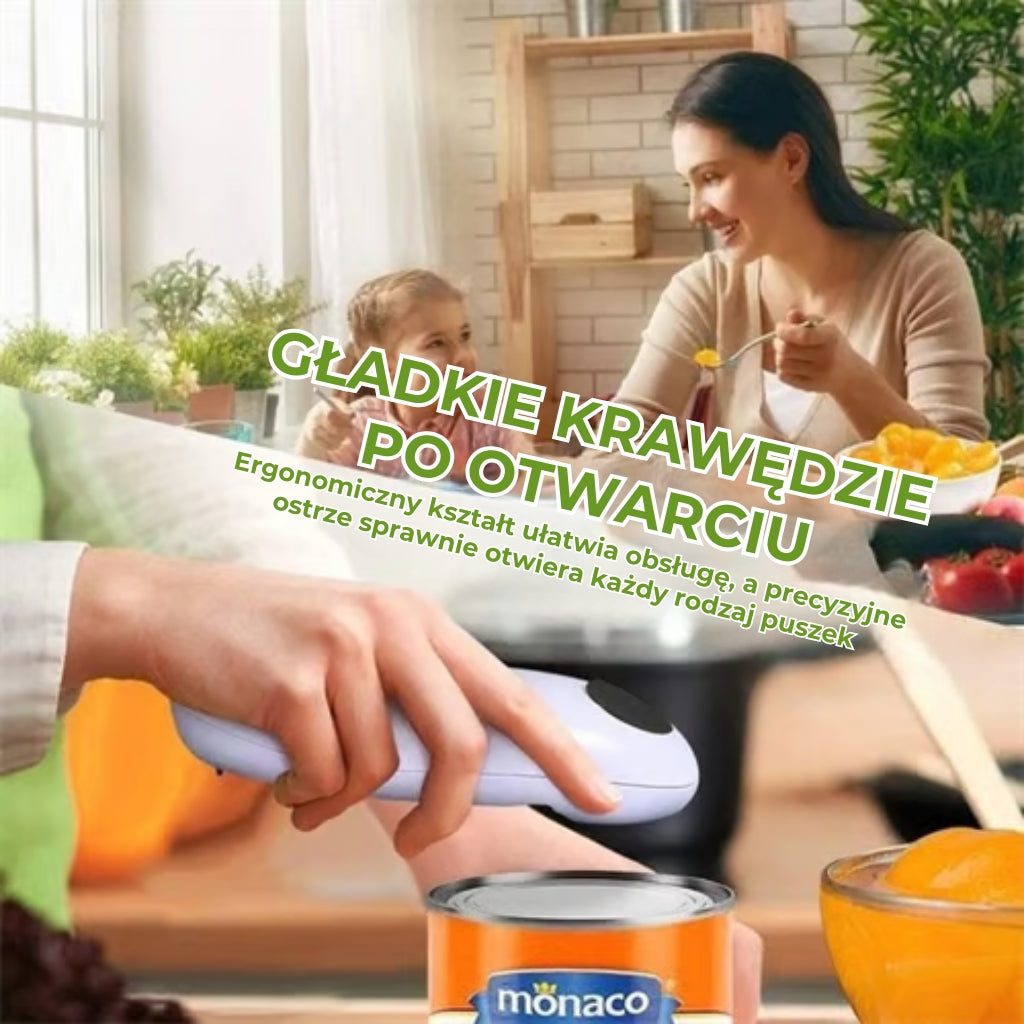 🔥 Automatyczny otwieracz do puszek