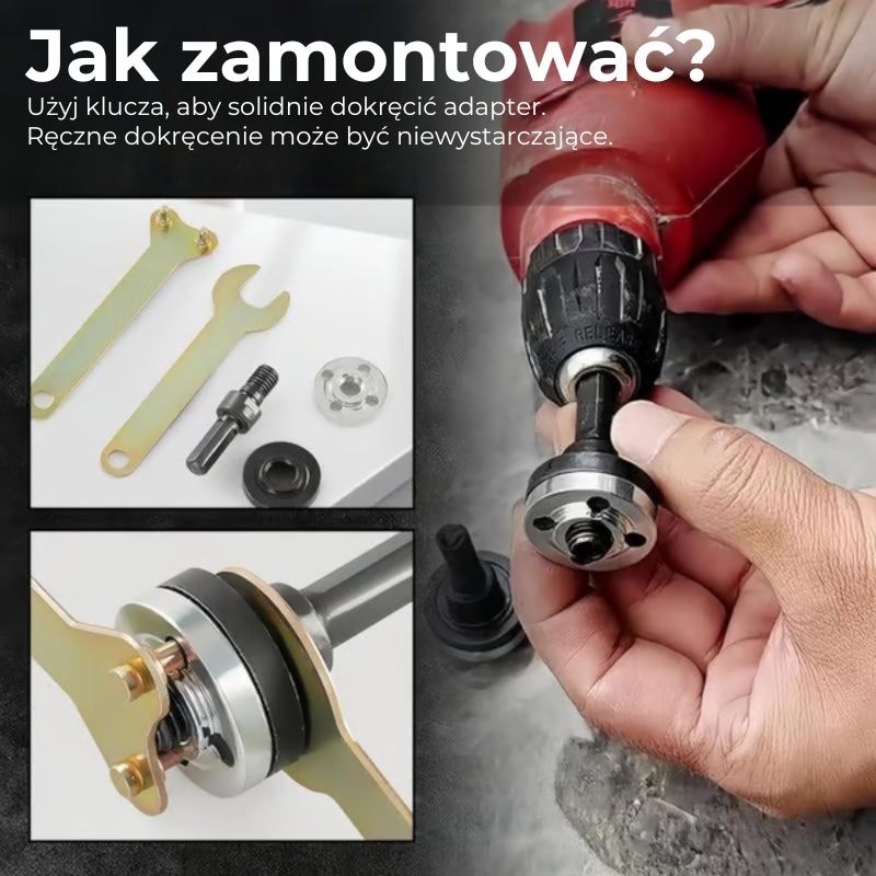 Wiertło Szlifierz (Zestaw Adapterów)