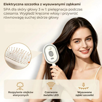 Szczotka spa 3 w 1 do skóry głowy