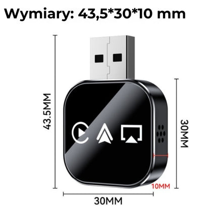 Bezprzewodowy Adapter Carplay V3 – Wyświetlanie Ekranu