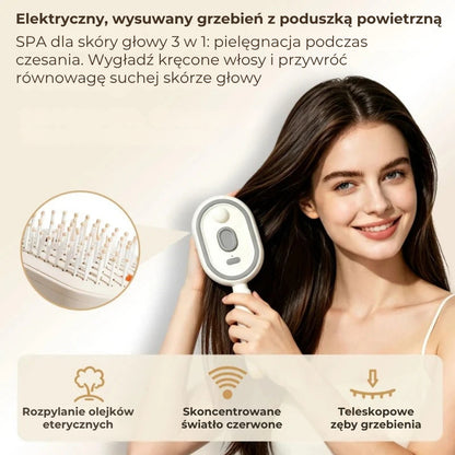 Szczotka spa 3 w 1 do skóry głowy