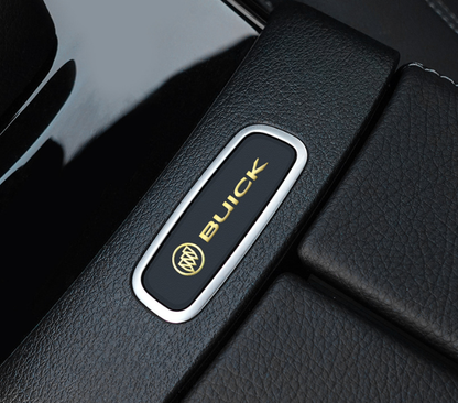 Metalowe naklejki samochodowe | zestaw 4 sztuk