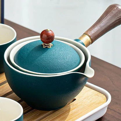 🔥 Obrotowy zaparzacz do herbaty 360° z ochroną przed rozlaniem