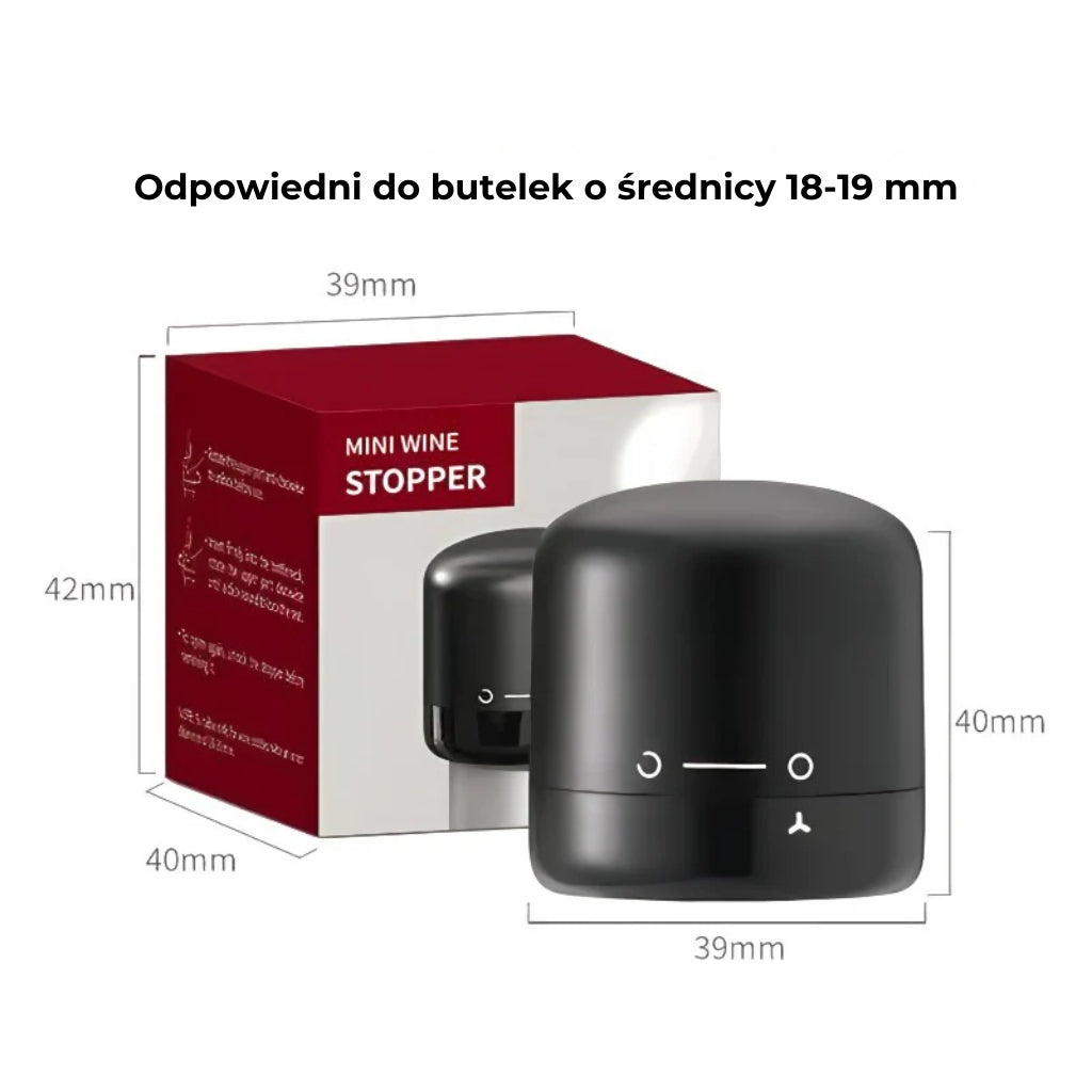 Korek próżniowy do butelek wina