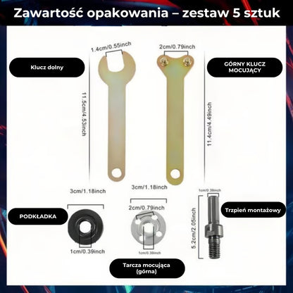 Wiertło Szlifierz (Zestaw Adapterów)