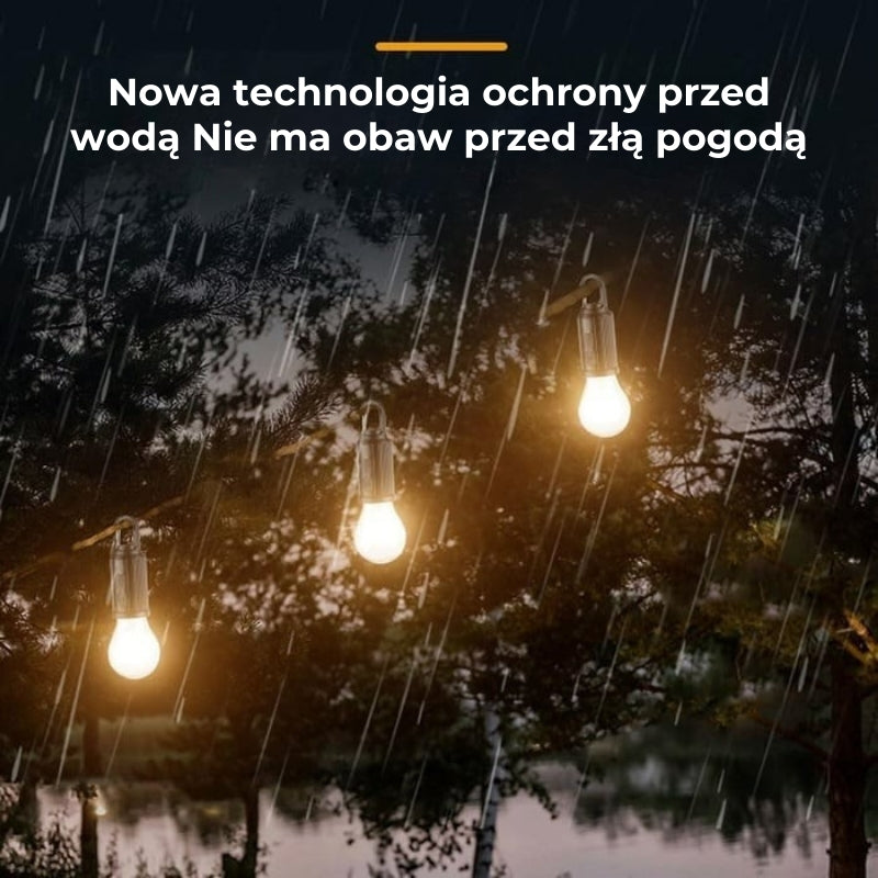 2025 Solar lampa zewnętrzna z haczykiem