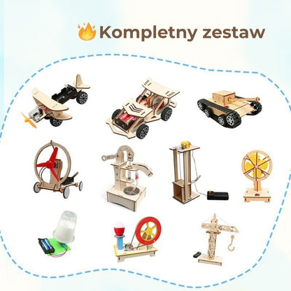 Kreatywne zabawki techniczne STEM