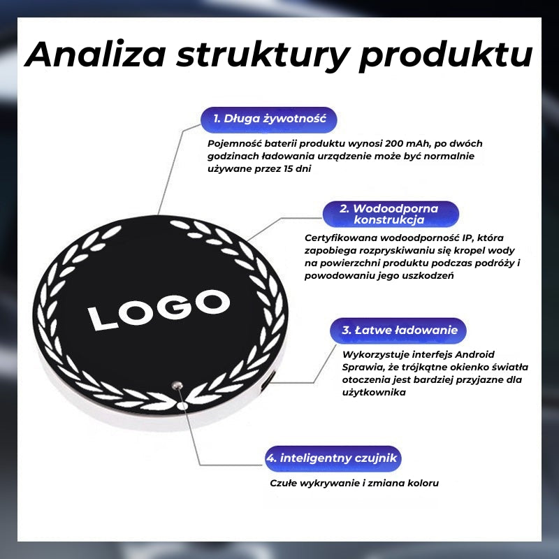 Automatyczna lampa RGB z czujnikiem światła