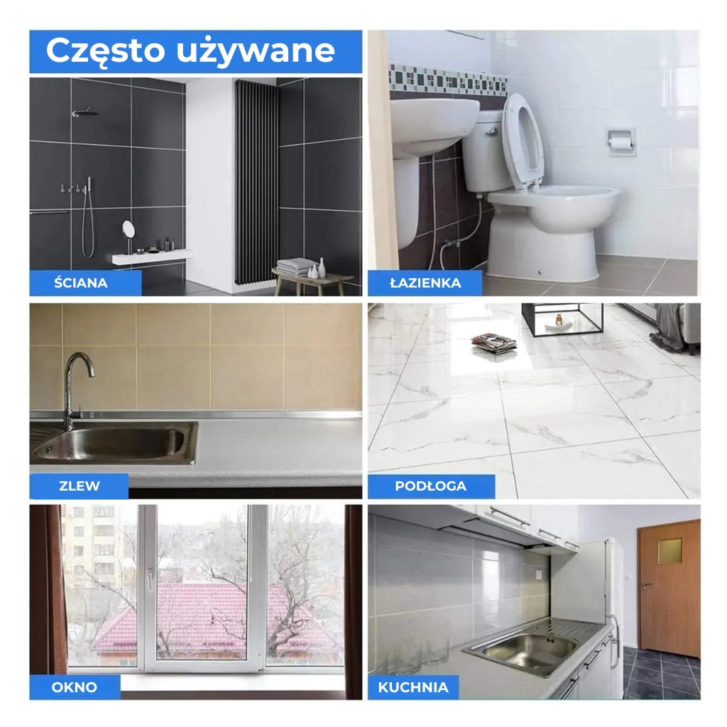 🔥 Narzędzie 3 w 1 do silikonu i fug, zestaw uniwersalny