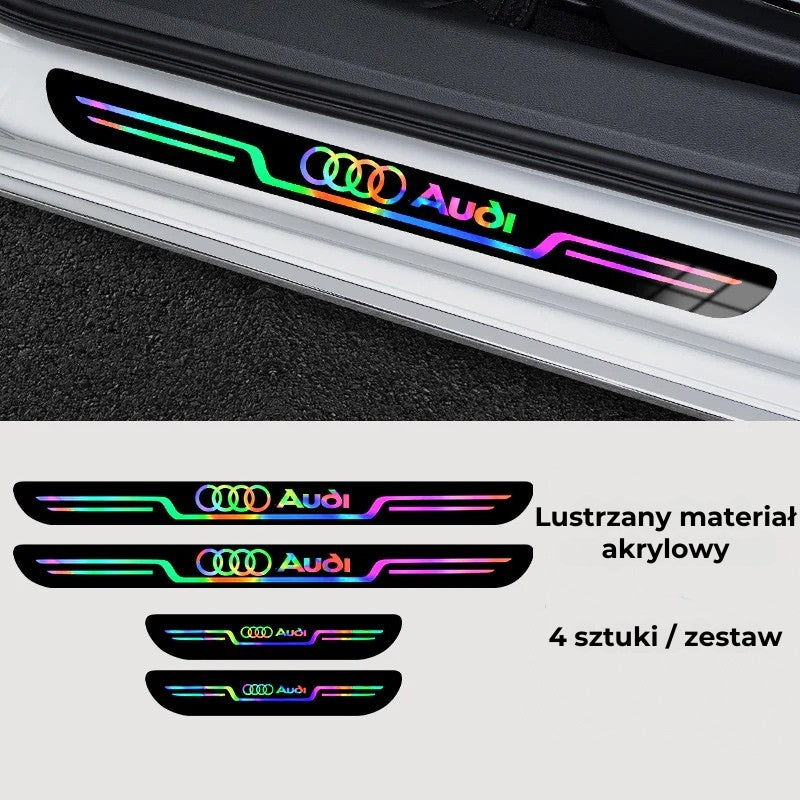 Akrylowe listwy progowe do samochodu (komplet 4 sztuk)