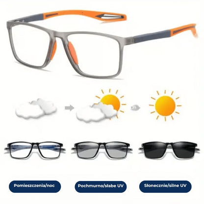👓️ Dwuogniskowe, ultralekkie okulary z niebieskim światłem - model sportowy