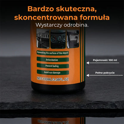 Środek do polerowania tworzyw sztucznych w samochodzie