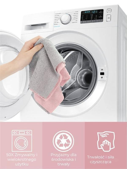 ♻️ Ręczniki z mikrofibry na rolce (20 sztuk, wielokrotnego użytku)