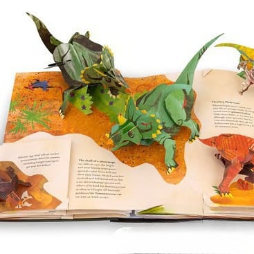 Encyklopedia 3D „Prehistoryka Dinozaury” 📙 Twarda oprawa