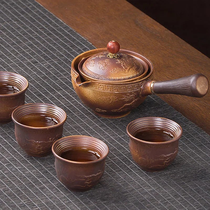 🔥 Obrotowy zaparzacz do herbaty 360° z ochroną przed rozlaniem