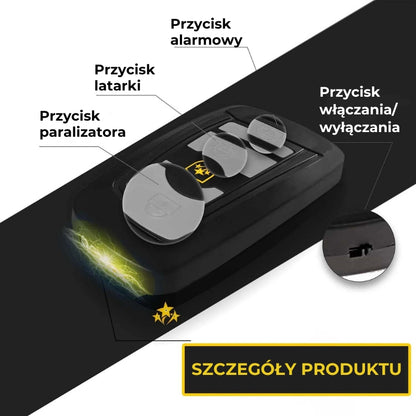 Voltic V77 3w1: paralizator, latarka, brelok alarmowy